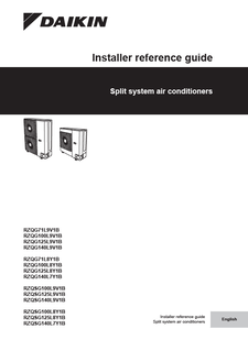 RZQG-L9V1, RZQG-L8Y1, RZQSG-L3-9V1, RZQSG-L8Y1_4PEN385522-1B_2019_04_Installer reference guide_English download